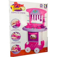 COZINHA DE BRINQUEDO INFANTIL PLAY TIME ROSA - COTIPLAS - comprar online