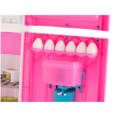 GELADEIRA DE BRINQUEDO CUPCAKE COM ACESSÓRIOS - MAGIC TOYS - Mei-Mei Papelaria - Sempre Presente com Você