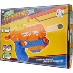 BRINQUEDO LANCA DARDOS 2 ARMAS - PICA PAU na internet