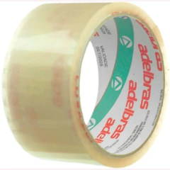 FITA ADESIVA DUREX TRANSPARENTE 48mmX100m 5 ROLOS ADELBRAS - comprar online