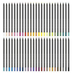 LAPIS DE COR SUPERSOFT ECOLAPIS 50 CORES - FABER CASTELL na internet