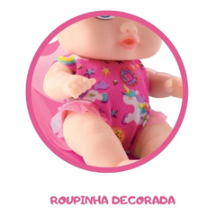 BONECA BEBÊ LITTLE DOLLS PLAYGROUND ESCORREGADOR - DIVERTOYS na internet