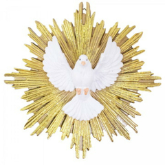 ENFEITE RESINA DIVINO ESPIRITO SANTO 20CM