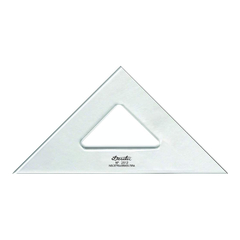 ESQUADRO ACRILICO ISOSCELES 45G 32CM - TRIDENT