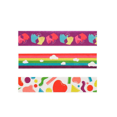 FITA ADESIVA WASHI LOVE IS LOVE ABSTRAT 3UN 15XMM3M- LEONORA - comprar online