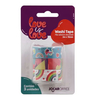 FITA ADESIVA WASHI TAPE LOVE IS LOVE ARCO IRIS 3UN 15MMX3M