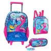 KIT MOCHILA LANCHEIRA E ESTOJO FLAMINGO - CLIO