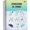 CADERNO ESPIRAL 160F 10 MATERIAS FLORK - JANDAIA