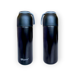 GARRAFA TERMICA INOX 350ML TURQUESA - LIUDUO