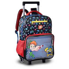 KIT MOCHILA RODINHA LANCHEIRA ESTOJO GATO GALACTICO - CLIO - comprar online