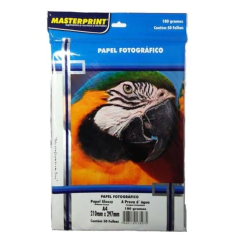 PAPEL FOTOGRAFICO GLOSSY INKJET A4 180G 50 FOLHAS MASTERPRINT - Mei-Mei Papelaria - Sempre Presente com Você