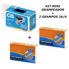 MINI GRAMPEADOR CIS C-5 1UN COM 2UN GRAMPOS 26/6