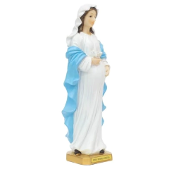 ENFEITE RESINA NOSSA SENHORA GRAVIDA ALJB1585-6 - TASCOINPORT - comprar online
