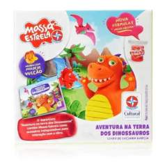 SUPER MASSA LIVRO AVE TERRA DOS DINOS COM VULCAO - ESTRELA - comprar online