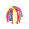 KIT COM 6 FIDGET TOYS SENSORIAL MONKEY NOODLE CORDA ELASTICA