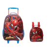 MOCHILA RODINHA + LANCHEIRA HOMEM-ARANHA X1-A XERYUS