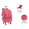 MOCHILA CARRINHO CRINKLE 360 VINHO - UP4YOU - Mei-Mei Papelaria - Sempre Presente com Você