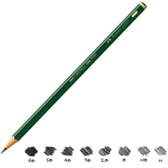 LAPIS PRETO 6B 9000 5 UNIDADES - FABERCASTELL na internet