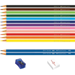 LAPIS 12 CORES KIT - FABER CASTELL na internet