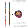 KIT PATRULHA CANINA LAPIS PRETO 2UN +1 BORRACHA - MOLIN