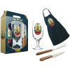 KIT CHURRASCO TAÇA / FACA / GARFO E AVENTAL PAI MEU MESTRE