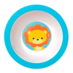 PRATINHO BOWL INFANTIL ANIMAL FUN LEÃOZINHO - BUBA