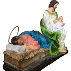 ENFEITE RESINA DEIXEMOS A MAE DESCANSAR 20CM - comprar online