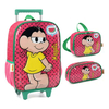 KIT MOCHILA RODINHA LANCHEIRA ESTOJO MAGALI-LUXCEL - loja online