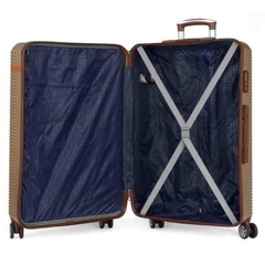 MALA DE VIAGEM CAIRO GRANDE CHAMPANHE - POLO KING - comprar online