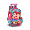 KIT MOCHILA DE RODINHA LANCHEIRA E ESTOJO MARIA CLARA E JP - CLIO - comprar online