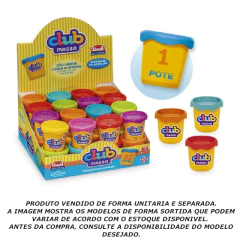 MASSINHA DE MODELAR UNITARIA CLUB MASSA SORTIDA - USUAL