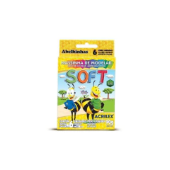 MASSA PARA MODELAR SOFT 06 CORES - ACRILEX - comprar online