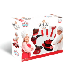 KIT COZINHA INFANTIL MASTERCHEF JUNIOR PANELAS - BIG STAR - comprar online