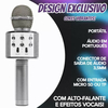 MICROFONE KARAOKE PRATA- ZOOP - Mei-Mei Papelaria - Sempre Presente com Você