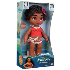 BONECA MOANA BEBÊ PRINCESA DISNEY 36CM ARTICULADA - COTIPLÁS na internet
