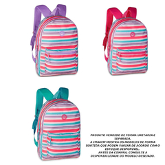 MOCHILA DE COSTAS JUVENIL LISTRADA - CLIO