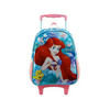 KIT MOCHILA RODINHA LANCHEIRA ESTOJO PRINCESA ARIEL -XERYUS na internet
