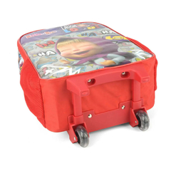 KIT MOCHILA RODINHA LANCHEIRA ESTOJO MASHA VERMELHO - LUXCEL - loja online