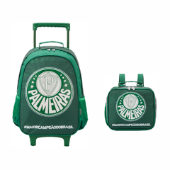 MOCHILA RODINHA + LANCHEIRA PALMEIRAS XERYUS
