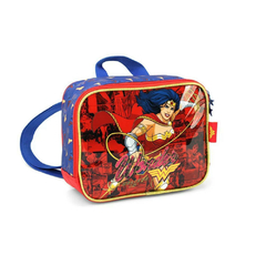 KIT MOCHILA RODINHA LANCHEIRA ESTOJO MULHER MARAVILHA-LUXCEL - Mei-Mei Papelaria - Sempre Presente com Você