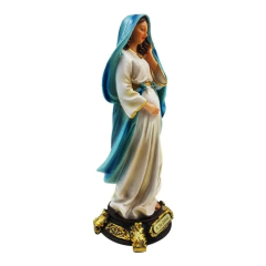 ENFEITE DE RESINA NOSSA SENHORA MARIA GRAVIDA 12,5CM - comprar online