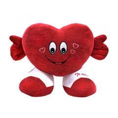 BRINQUEDO CORAÇÃO DE PELUCIA - FOFY TOYS