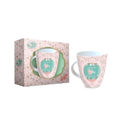 CANECA DE PORCELANA OBRIGADO MAE 290ML - GO UP