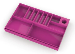 ORGANIZADOR DE GAVETA ROSA - WALEU - comprar online