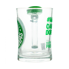 CANECA DE VIDRO PALMEIRAS COM CAMPAINHA 650 ml CERVEJA CHOPP - comprar online