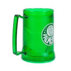 CANECA PALMEIRAS 400ML VERDE ESCUDO GEL ISOLANTE TERMICO - comprar online