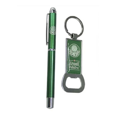 KIT PALMEIRAS 2 PEÇAS CHAVEIRO ABRIDOR DE GARRAFA + CANETA - comprar online