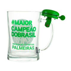 CANECA DE VIDRO PALMEIRAS COM CAMPAINHA 650 ml CERVEJA CHOPP na internet