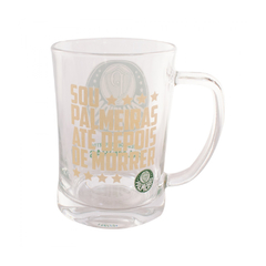 CANECA DE VIDRO PALMEIRAS 650ML - MILENO na internet