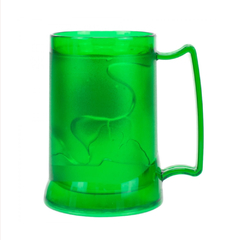 CANECA PALMEIRAS 400ML VERDE ESCUDO GEL ISOLANTE TERMICO - Mei-Mei Papelaria - Sempre Presente com Você
